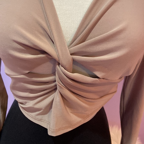 **NWT** Charlotte Russe faux wrap knot front design - Picture 2 of 3